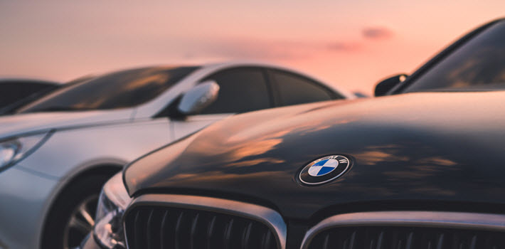 BMW Car on Sunset